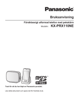 Panasonic KXPRX110NE Bruksanvisningar