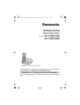 Panasonic KXTG8011NE Bruksanvisningar
