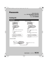Panasonic KXTG8072NE Bruksanvisningar