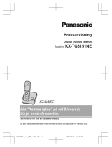 Panasonic KXTG8151NE Bruksanvisningar