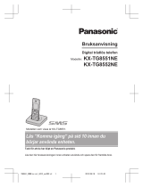 Panasonic KXTG8551NE Bruksanvisningar