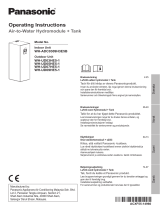 Panasonic WHADC0309H3E5B Bruksanvisningar