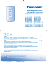 Panasonic WHSDF07C3E5 Bruksanvisningar