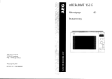 AEG MC153E-WEXPORT Användarmanual