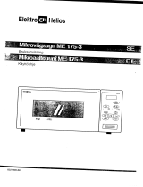 ELEKTRO HELIOS ME175-3 Användarmanual