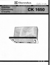 Electrolux CK1650 Användarmanual