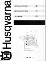 HUSQVARNA-ELECTROLUX QC650U Användarmanual