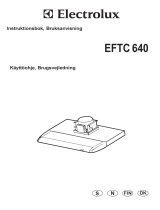 Electrolux EFTC640/S Användarmanual