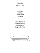 Aeg-Electrolux 740D-W Användarmanual