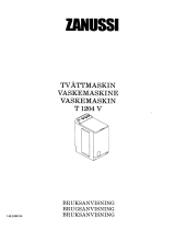 Zanussi T1204V Användarmanual