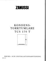 Zanussi TCS170T Användarmanual