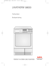 Aeg-Electrolux T58830 Användarmanual