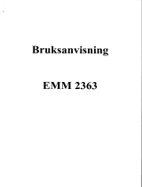 Electrolux EMM2363-W Användarmanual