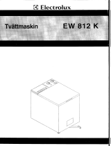 Electrolux EW812K Användarmanual