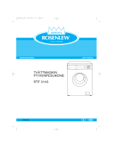 ROSENLEW RTF3143 Användarmanual