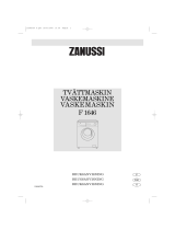 Zanussi F1646 Användarmanual