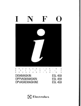 Electrolux ESL459 Användarmanual