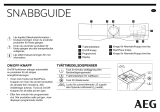 AEG L8FBG864E Snabbstartsguide