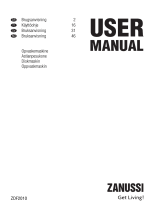 Zanussi ZDF2010 Användarmanual