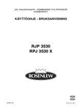 ROSENLEW RJP3530X Användarmanual