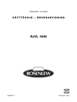 ROSENLEW RJVL1640 Användarmanual