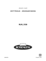 ROSENLEW RJVL2130 Användarmanual