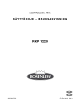 ROSENLEW RKP1220 Användarmanual