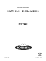 ROSENLEW RKP1225 Användarmanual