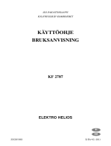 ELEKTRO HELIOS KF2787 Användarmanual