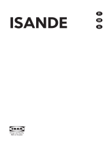 IKEA ISANDE 40282371 Användarmanual