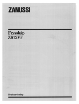 Zanussi Z612VF Användarmanual