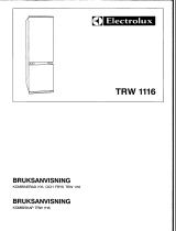 Electrolux TRW1116 Användarmanual