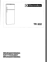 Electrolux TR832 Användarmanual