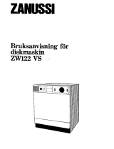 Zanussi ZW122VS Användarmanual