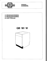 HUSQVARNA-ELECTROLUX QB161W Användarmanual