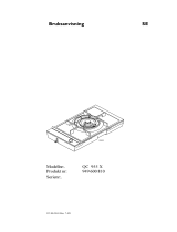 HUSQVARNA-ELECTROLUX QC955X Användarmanual