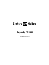 ELEKTRO HELIOS FG2450 Användarmanual