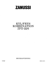 Zanussi ZFD22/6 Användarmanual