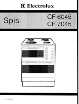 Electrolux CF6045 Användarmanual