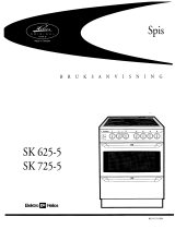 ELEKTRO HELIOS SK625-5 Användarmanual