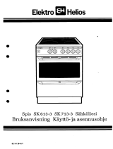 ELEKTRO HELIOS SN612-3 Användarmanual