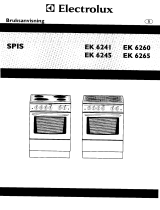 Electrolux EK6265 Användarmanual
