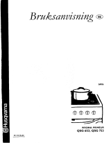 HUSQVARNA-ELECTROLUX QSG653 Användarmanual