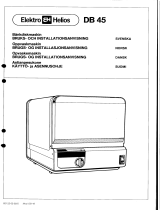 ELEKTRO HELIOS DB45 Användarmanual