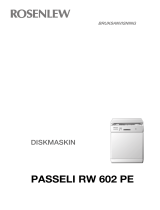 ROSENLEW PASSELI RW 602 PE  F Användarmanual