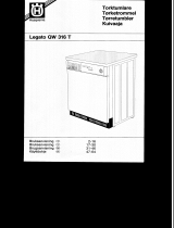 HUSQVARNA-ELECTROLUX QW316T Användarmanual