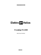 ELEKTRO HELIOS FG2450 Användarmanual