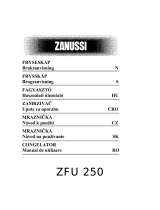 Zanussi ZFU25O Användarmanual
