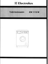 Electrolux EW1115W Användarmanual