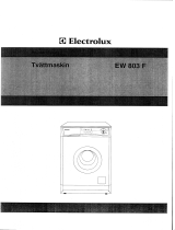 Electrolux EW803F Användarmanual